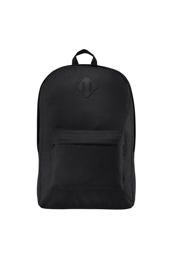 Unisex Retro Backpack Black