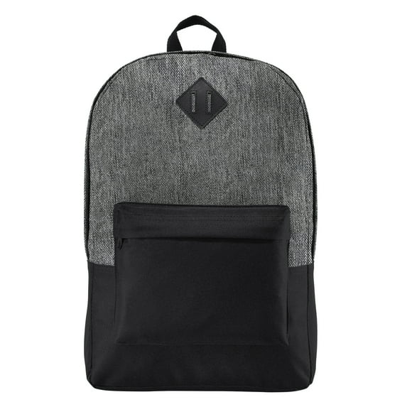 Yellow Rooster Unisex Retro Backpack Heather Grey/ Black