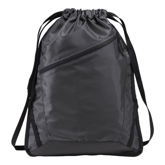 Yellow Rooster Unisex Zip-It Cinch Pack Graphite/ Black