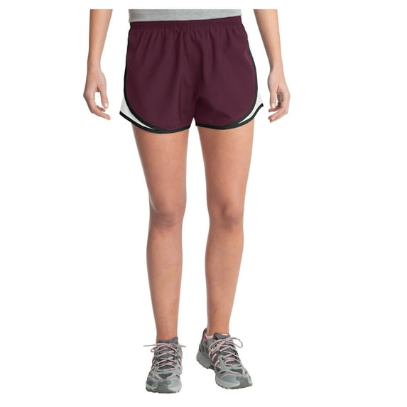 Yellow Rooster Women Cadence Female Short Maroon/ White / Black 3XL