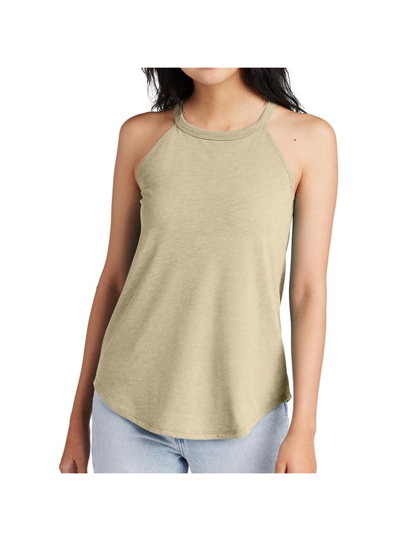Women Tri Rocker Female Tank Top Desert Tan Heather M