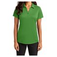 thumbnail image 1 of Yellow Rooster Women's Diamond Jacquard Polyester Polo Vine Green S, 1 of 6