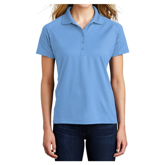 Yellow Rooster Women's Dri-Mesh Pro Female Polo T-Shirts Carolina Blue S