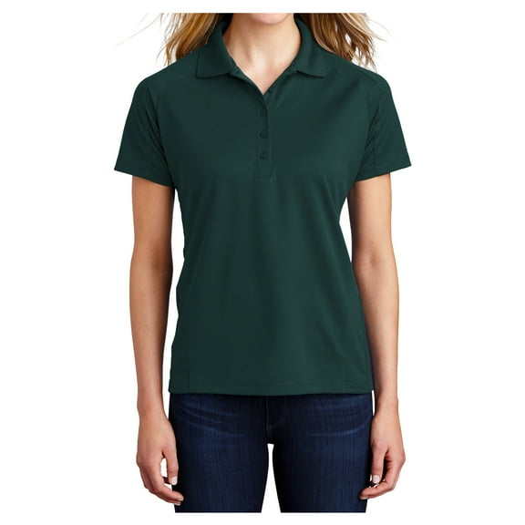 Yellow Rooster Women's Dri-Mesh Pro Female Polo T-Shirts Dark Green XL