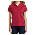 thumbnail image 1 of Yellow Rooster Women's Dri-Mesh Pro Female Polo T-Shirts Engine Red XS, 1 of 6