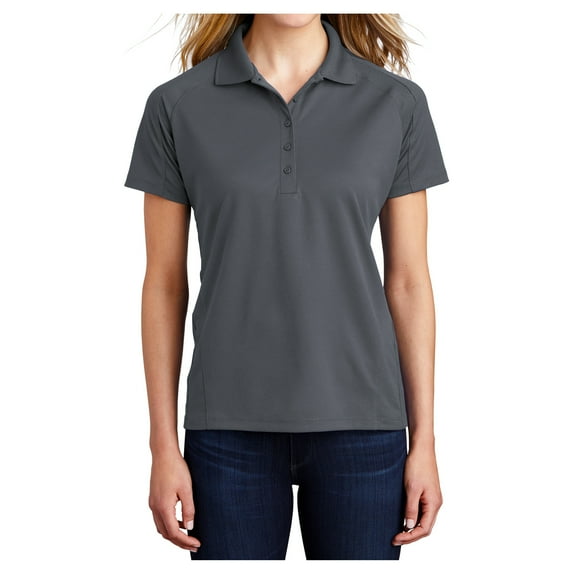 Yellow Rooster Women's Dri-Mesh Pro Female Polo T-Shirts Steel L