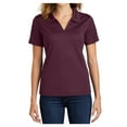 thumbnail image 1 of Yellow Rooster Women's Dri-Mesh V-Neck Female Polo Maroon 2XL, 1 of 8