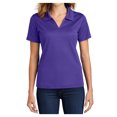 thumbnail image 1 of Yellow Rooster Women's Dri-Mesh V-Neck Female Polo Purple S, 1 of 8