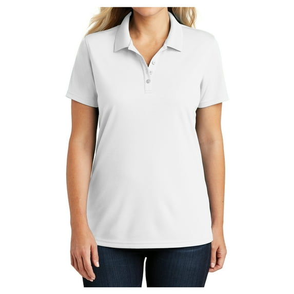Yellow Rooster Women's Dry Zone UV Micro-Mesh Polo White 2XL