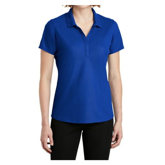 Yellow Rooster Women's EZPerformance Pique Polo T-Shirt True Royal XL