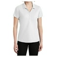 thumbnail image 1 of Yellow Rooster Women's EZPerformance Pique Polo T-Shirt White 4XL, 1 of 6