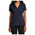 thumbnail image 1 of Yellow Rooster Women's Embossed PosiCharge Tough Polo True Navy XS, 1 of 6
