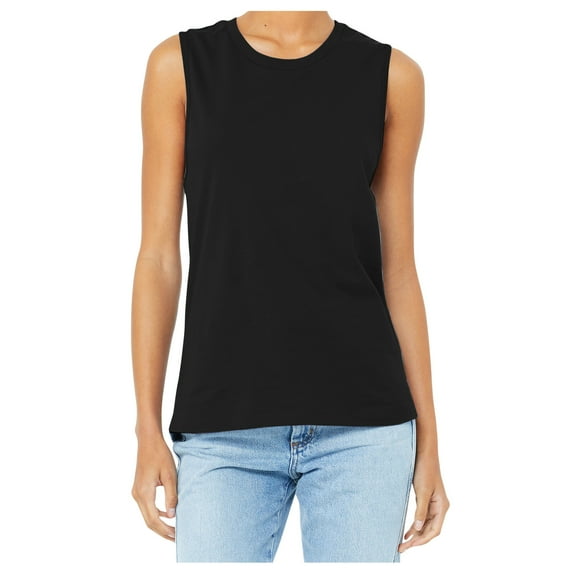 Yellow Rooster Women's Jersey Muscle Tank Black L