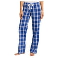 thumbnail image 1 of Yellow Rooster Women's Juniors Plaid Female Cotton Pajama Deep Royal L, 1 of 6