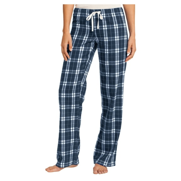 Yellow Rooster Women's Juniors Plaid Female Cotton Pajama True Navy 4XL