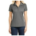 thumbnail image 1 of Yellow Rooster Women’s Micropique Sport-Wick Polo T-Shirts Grey Concrete 3XL, 1 of 6