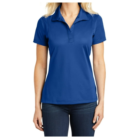 Yellow Rooster Women’s Micropique Sport-Wick Polo T-Shirts True Royal XS