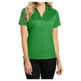 thumbnail image 1 of Yellow Rooster Women's Performance Fine Jacquard Polo Vine Green M, 1 of 6