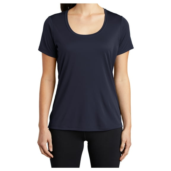 Yellow Rooster Women's Posi-UV Pro Scoop Neck T-Shirts True Navy XS