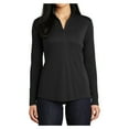 thumbnail image 1 of Yellow Rooster Women's PosiCharge Competitor 1/4-Zip Pullover Black 3XL, 1 of 8