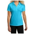 thumbnail image 1 of Yellow Rooster Women's PosiCharge Competitor Polo Shirts Atomic Blue XS, 1 of 6