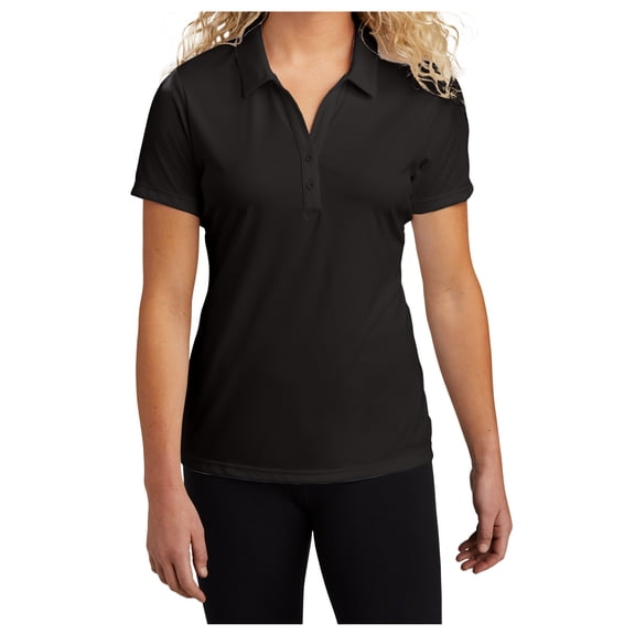 Yellow Rooster Women's PosiCharge Competitor Polo Shirts Black M