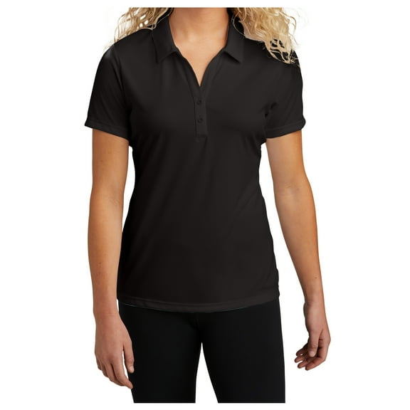 Yellow Rooster Women's PosiCharge Competitor Polo Shirts Black XL