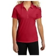 thumbnail image 1 of Yellow Rooster Women's PosiCharge Competitor Polo Shirts Deep Red XS, 1 of 6