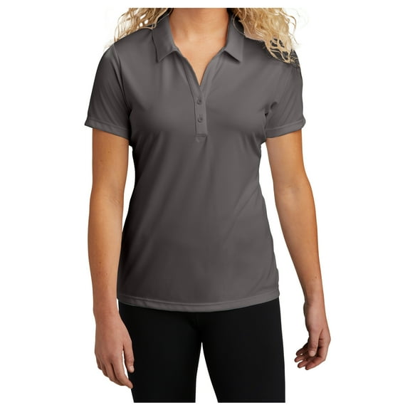 Yellow Rooster Women's PosiCharge Competitor Polo Shirts Iron Grey XL