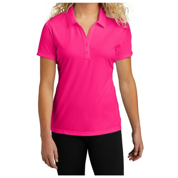 Yellow Rooster Women's PosiCharge Competitor Polo Shirts Pink Raspberry M