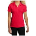 thumbnail image 1 of Yellow Rooster Women's PosiCharge Competitor Polo Shirts True Red L, 1 of 6
