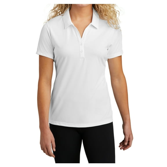Yellow Rooster Women's PosiCharge Competitor Polo Shirts White M