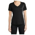 thumbnail image 1 of Yellow Rooster Women's PosiCharge Competitor V-Neck Tee Black XS, 1 of 7