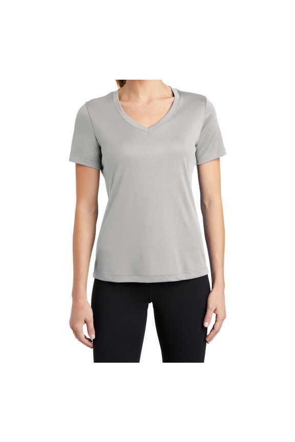 Women's PosiCharge Competitor V-Neck Tee Silver XL