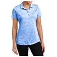 thumbnail image 1 of Yellow Rooster Women's PosiCharge Electric Heather Polo True Royal Electric 2XL, 1 of 5