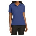 thumbnail image 1 of Yellow Rooster Women's Silk Touch Classic Female Polo Shirt Mediterranean Blue XL, 1 of 6