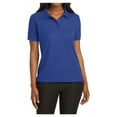thumbnail image 1 of Yellow Rooster Women's Silk Touch Classic Female Polo Shirt Royal 2XL, 1 of 6