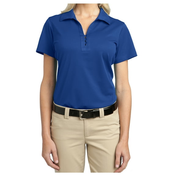 Yellow Rooster Women's Tech Pique Female Polo T-Shirts Bright Royal M
