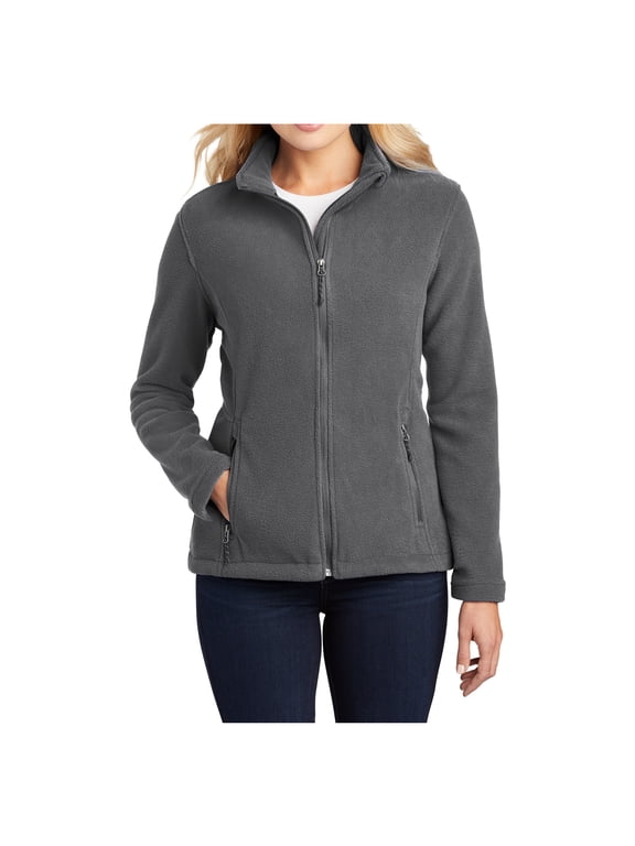 Women's Value Fleece Polyester Jacket Iron Grey S