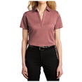 thumbnail image 1 of Yellow Rooster Womens Heathered Silk Touch Performance Polo Garnet Heather 3XL, 1 of 7