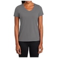 thumbnail image 1 of Yellow Rooster Womens Short Sleeve Performance Blend V-Neck Tee Medium Grey 4XL, 1 of 4