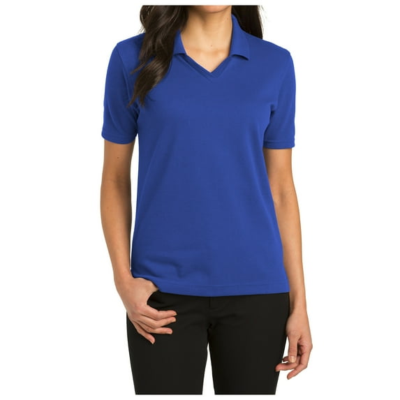 Yellow Rooster Womens Short Sleeve Rapid Dry Polo Royal XS