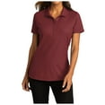 thumbnail image 1 of Yellow Rooster Womens Short Sleeve SuperPro React Polo Burgundy XS, 1 of 4