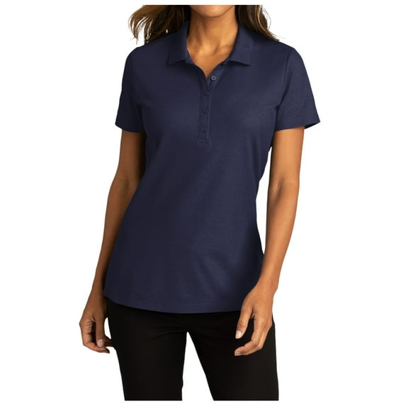 Yellow Rooster Womens Short Sleeve SuperPro React Polo True Navy S