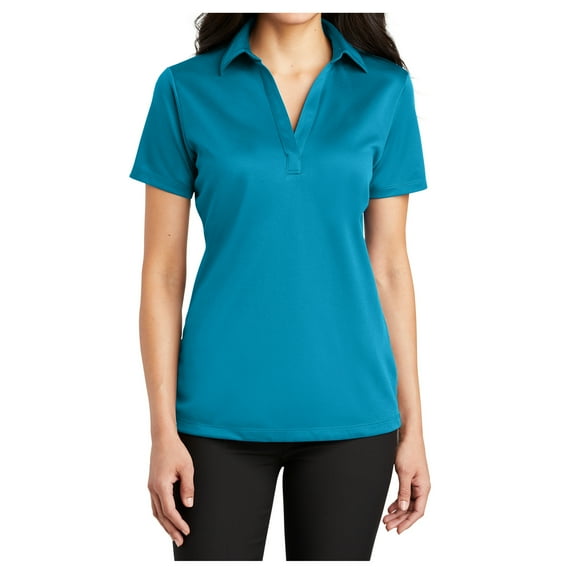 Yellow Rooster Womens Silk Touch Performance Polo Neon Yellow L