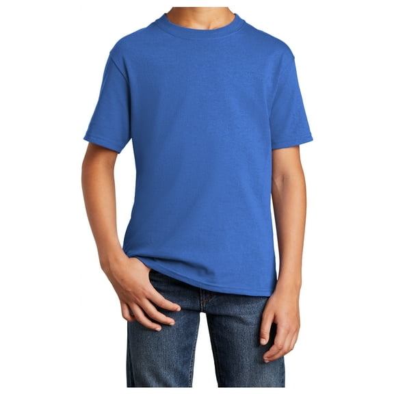 Yellow Rooster Youth Core Cotton T-Shirts Royal XS