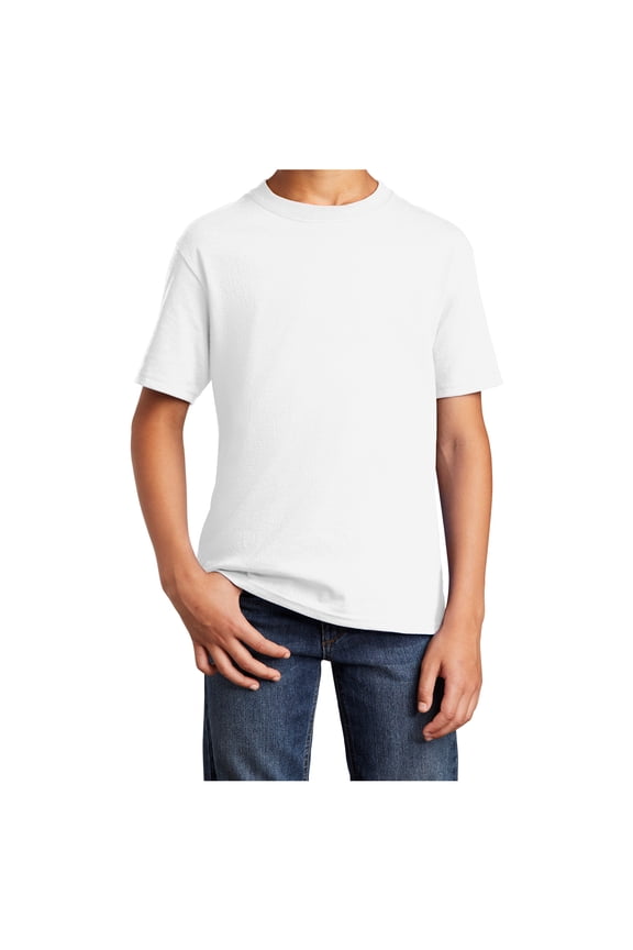 Youth Core Cotton T-Shirts White XS