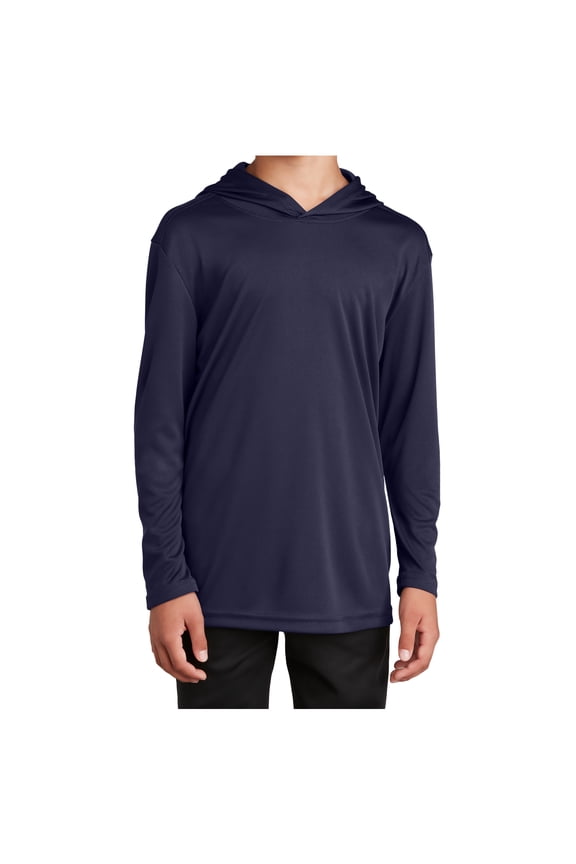 Youth PosiCharge Competitor Hooded Pullover True Navy M