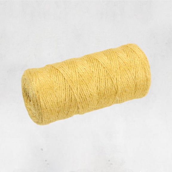 Alasum Wrapping Rope Hemp Rope Yellow 1Pack for Wrapping