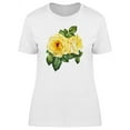 thumbnail image 1 of Yellow Rose Flower Watercolors Tee Women's -Image by Shutterstock, 1 of 2